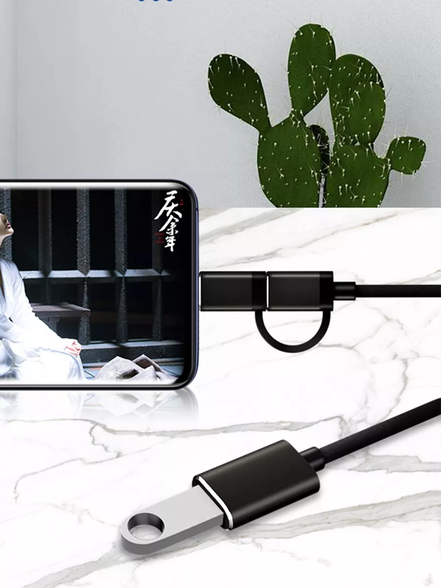 Переходник 2-в-1: Type-C и Micro-USB — фото 6 из 6
