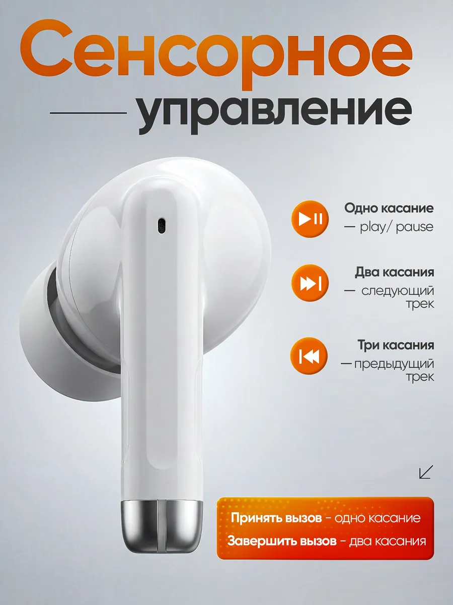 Беспроводные наушники Bluetooth 5.4 — фото 8 из 12